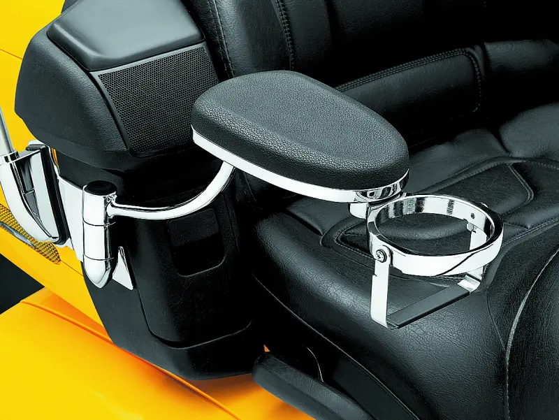 Kuryakyn Passenger Armrest Honda Gl1800 01-17 Models Chrome 1