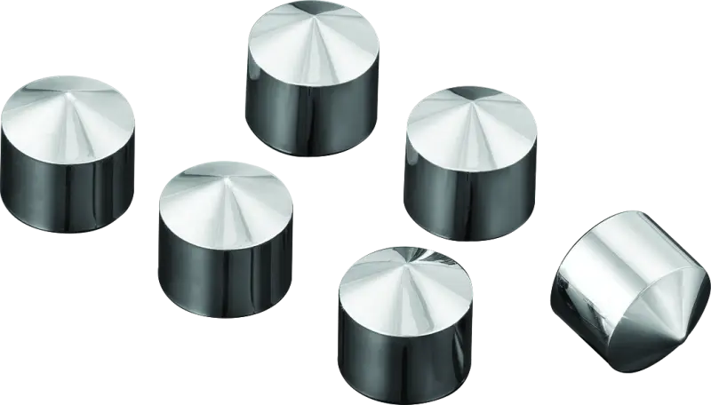 Kuryakyn Peaked Rocker Box Bolt Covers 6 Piece Twin Cam & Milwaukee-8 1