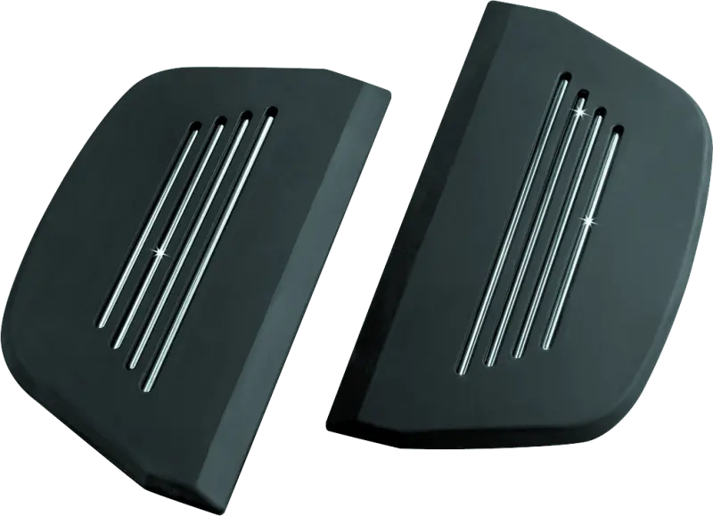 Kuryakyn Premium Passenger Board Inserts 86-Up Touring Models Black 1