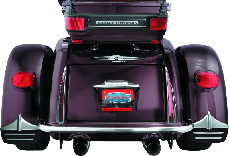 Kuryakyn Rear Mud Flaps For Trikes Chrome 1