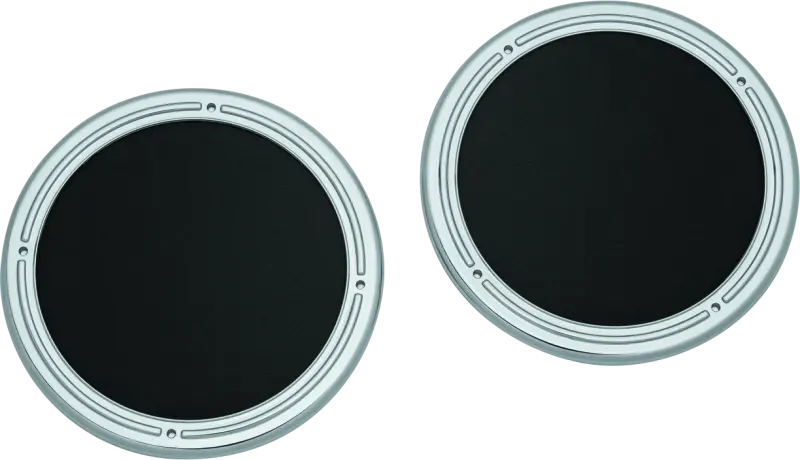 Kuryakyn Rear Speaker Accents For 14-Up Touring Models Chrome 1