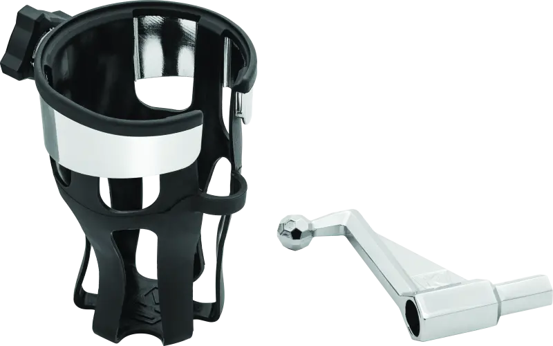 Kuryakyn Reflex Drink Holder 01-17 Gl1800 Passenger Mount Chrome 1