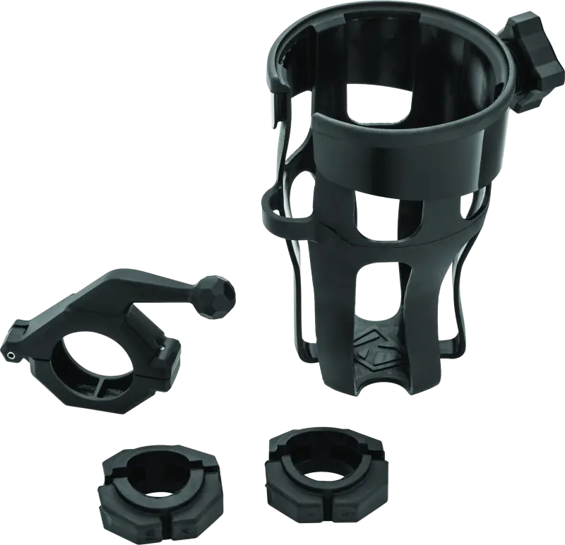 Kuryakyn Reflex Drink Holder With Bar Mount Universal Black 1