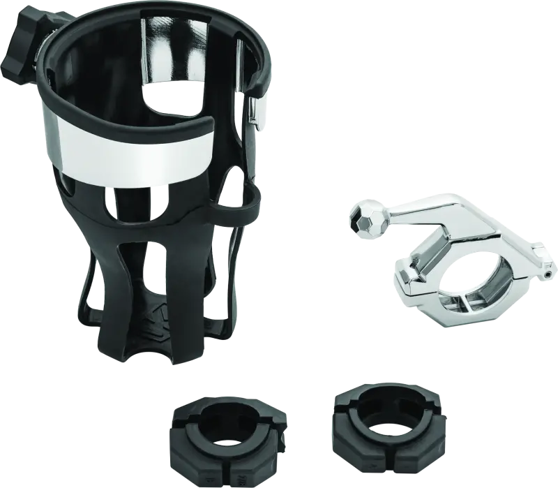 Kuryakyn Reflex Drink Holder With Bar Mount Universal Chrome 1
