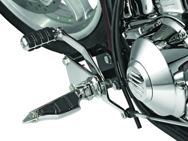 Kuryakyn Round Shift Peg Cover Honda Chrome 1