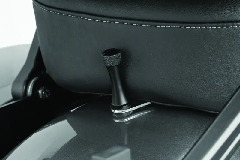 Kuryakyn Seat Screw Extended Black 1/4In-20 2