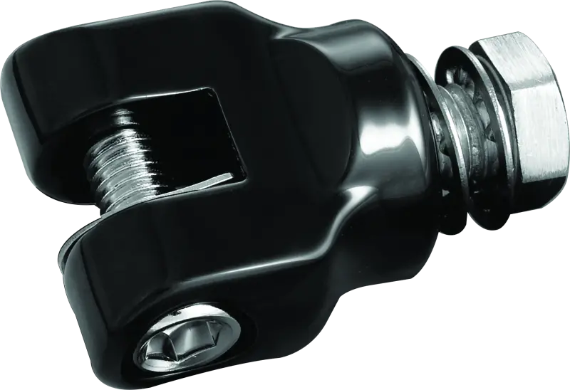 Kuryakyn Short Magnum Peg Mounts With 1/2In-13 Mounting Bolts Black 2