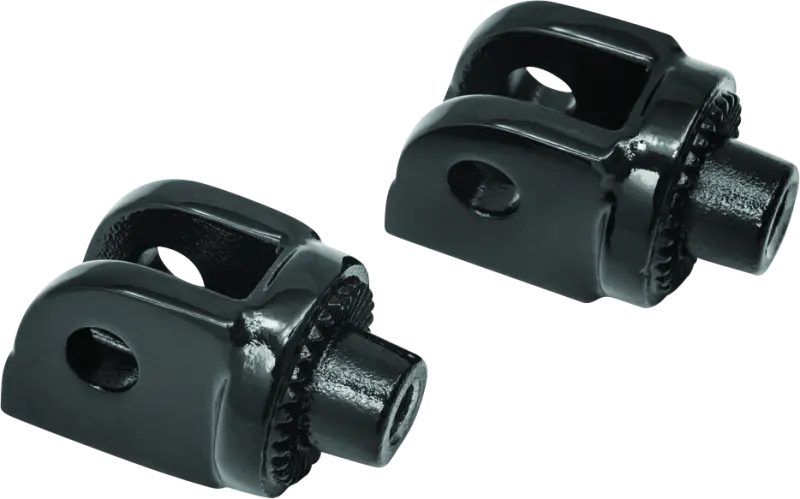 Kuryakyn Splined Adapter Mount Gloss Black 1