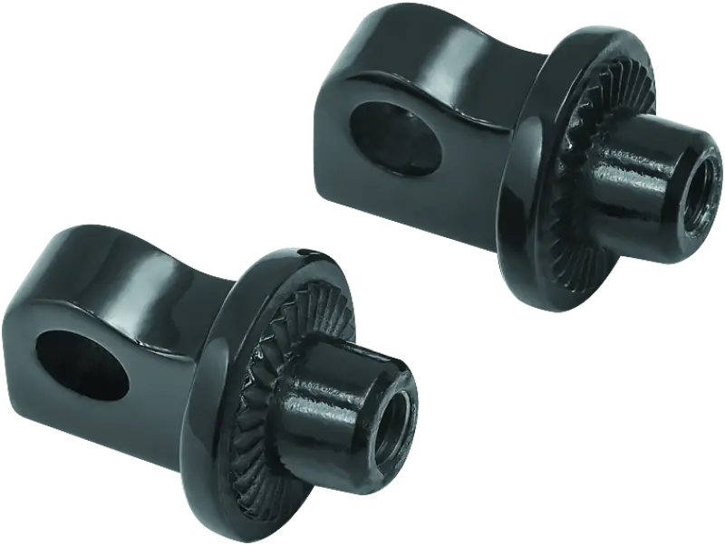 Kuryakyn Splined Peg Adapter Harley-Davidson Male Mount Black 1