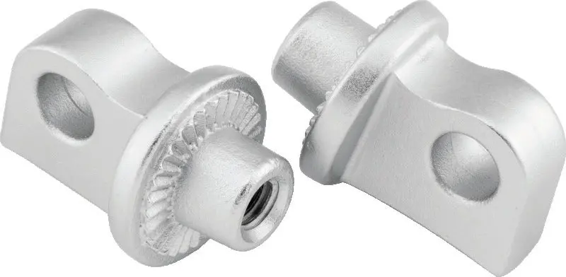 Kuryakyn Splined Peg Adapter Silver 1