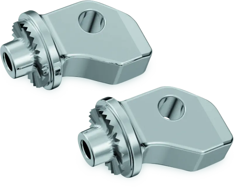 Kuryakyn Splined Peg Adapters Front Indian Scout Chrome 1