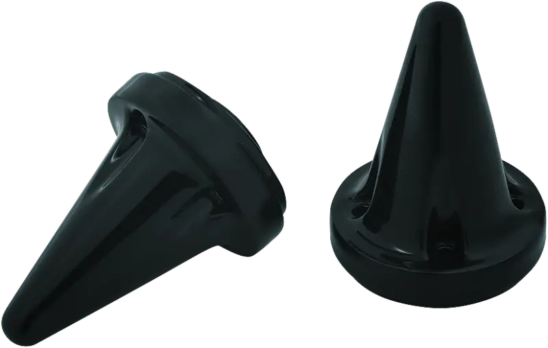 Kuryakyn Stiletto End Caps Grips Black 1