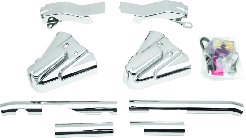 Kuryakyn Swingarm Cover Kit - Unlighted 86-99 Softail Models Chrome 1