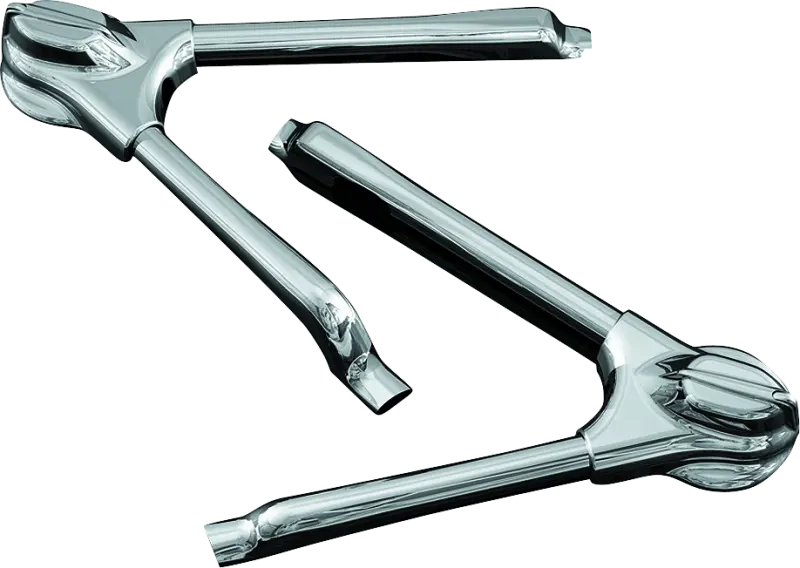 Kuryakyn Swingarm Tube Covers 08-17 Softail Models Chrome 1