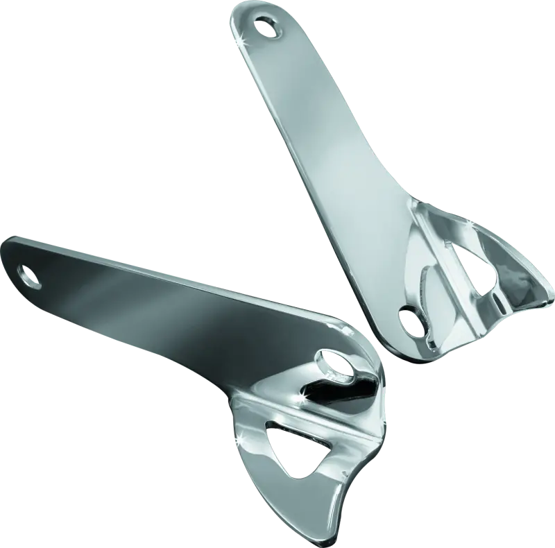 Kuryakyn Teardrop Tie Down Brackets 00-13 Touring Models Chrome 1