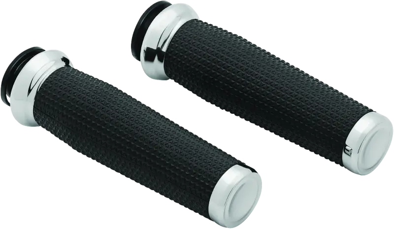 Kuryakyn Thresher Grips 18-Up Indian Models Chrome 1