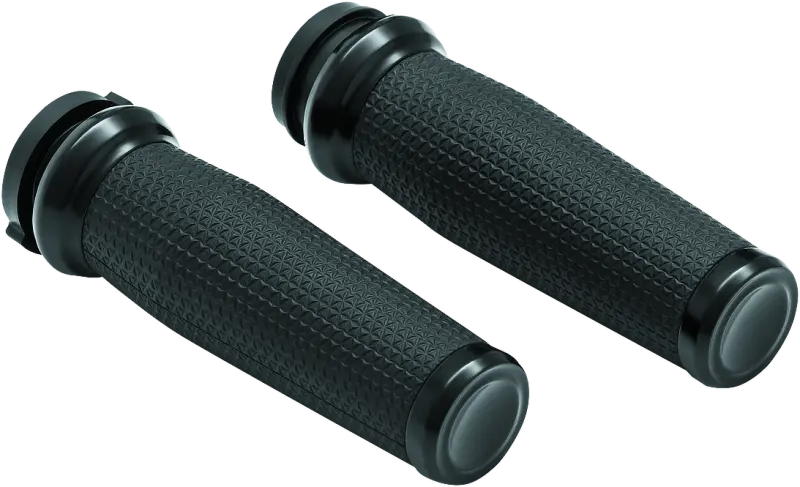 Kuryakyn Thresher Grips Throttle-By-Wire Black 1
