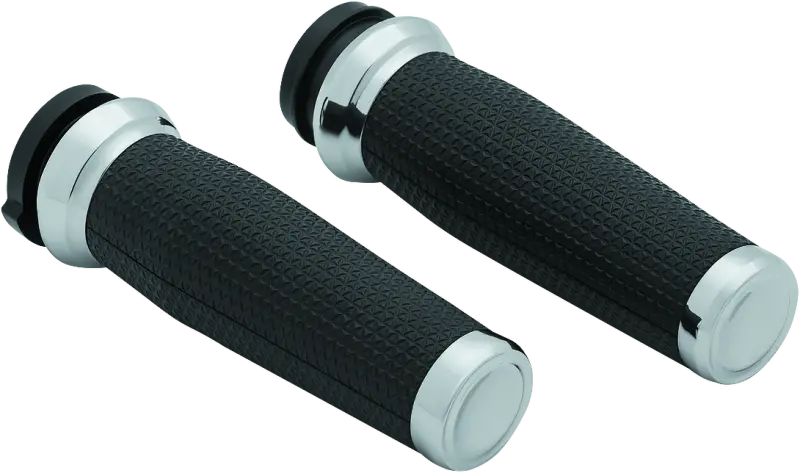 Kuryakyn Thresher Grips Throttle-By-Wire Chrome 1