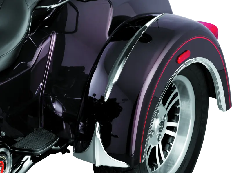 Kuryakyn Top Fender Accent For Trikes Chrome 1