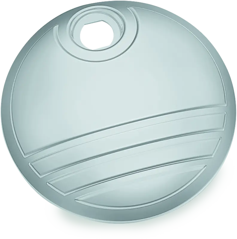 Kuryakyn Tri-Line Fuel Door Chrome 1