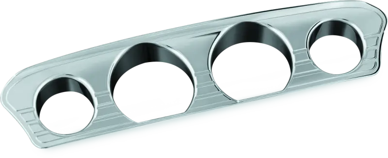 Kuryakyn Tri-Line Gauge Trim 14-Up Touring Models Chrome 1