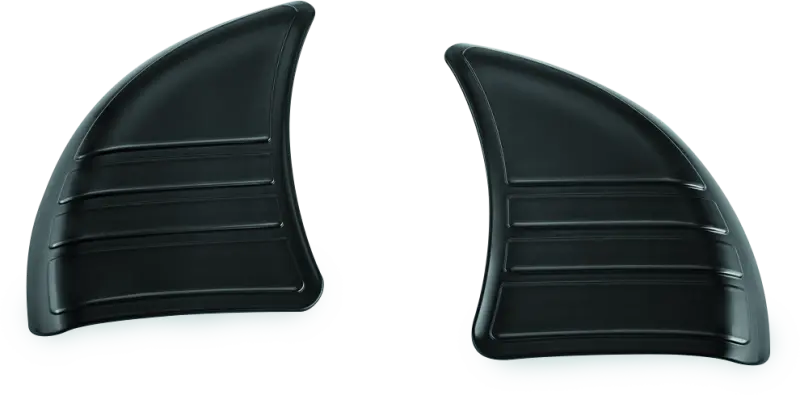 Kuryakyn Tri-Line Inner Fairing Cover Plates Gloss Black 1