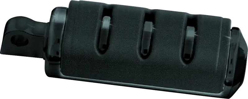 Kuryakyn Trident Large Peg With Male Adapter Gloss Black 1