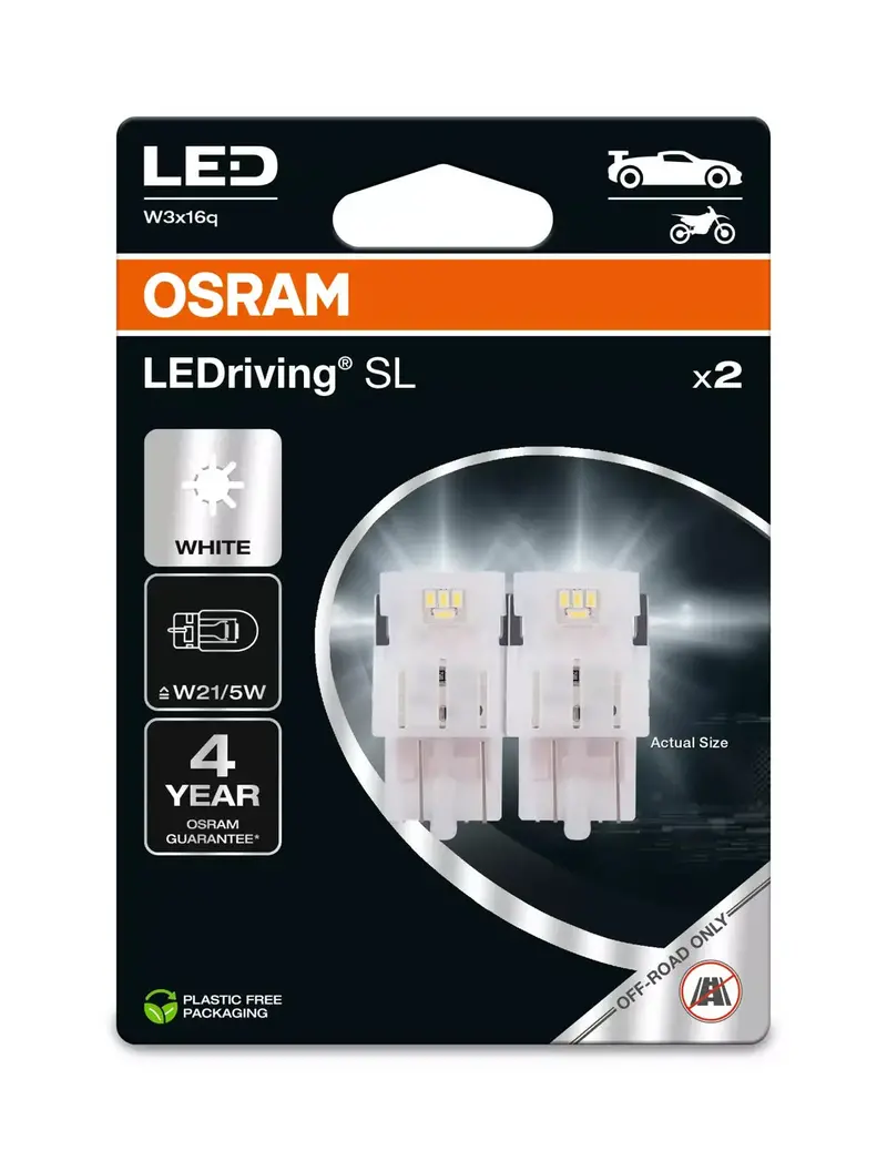 Ledriving Sl W21w/5W White 1