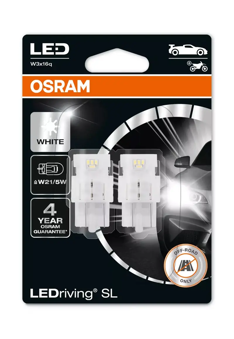 Ledriving Sl W21w/5W White 2