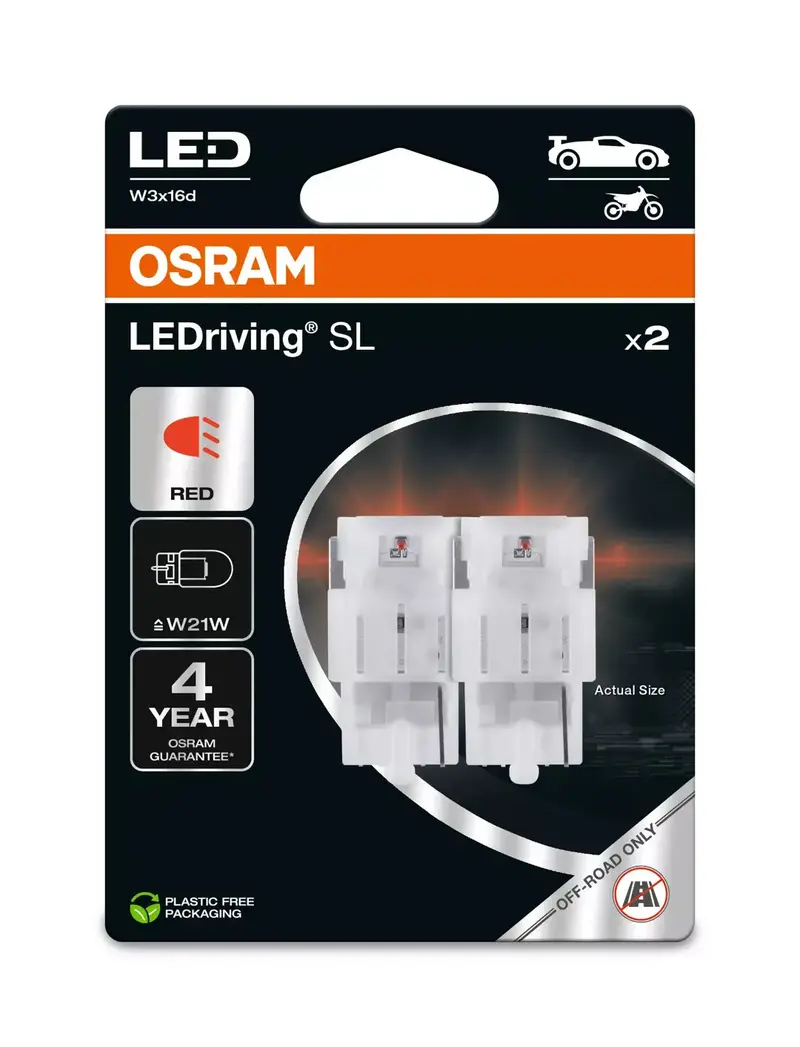 Ledriving Sl W21w Red 1