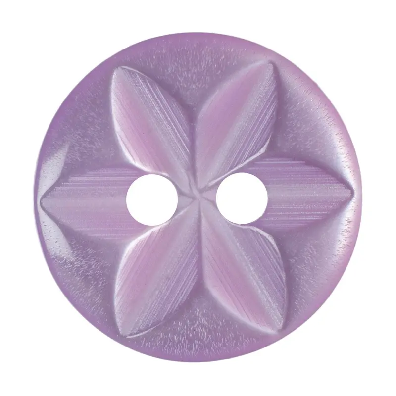 Lilac Flower Pattern Buttons 1