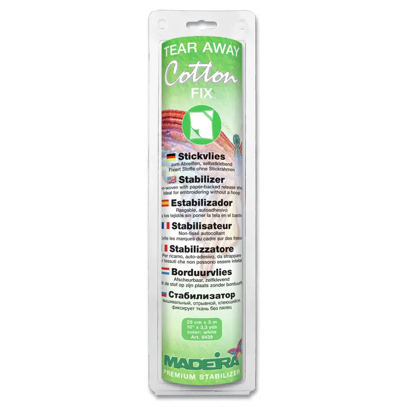 Madeira Cotton Fix Adhesive Backed Stabilizer 1