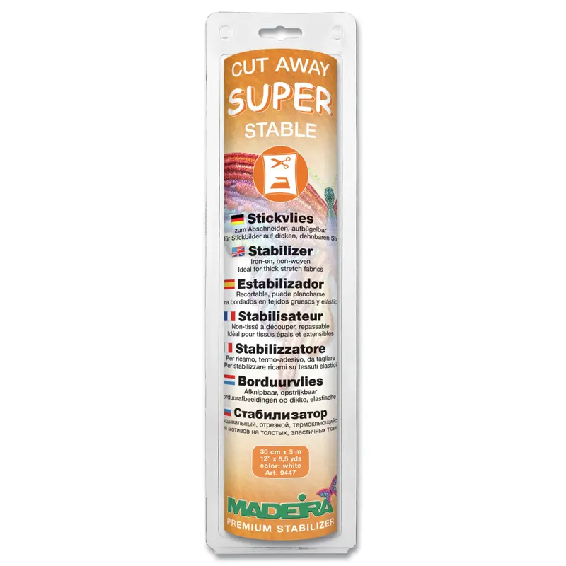 Madeira Cut Away Stabilizer | Super Stable 1