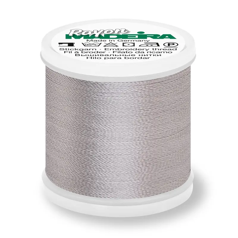 Madeira Rayon 40 Embroidery Thread 200M 1012 Dark Whisper Grey 1