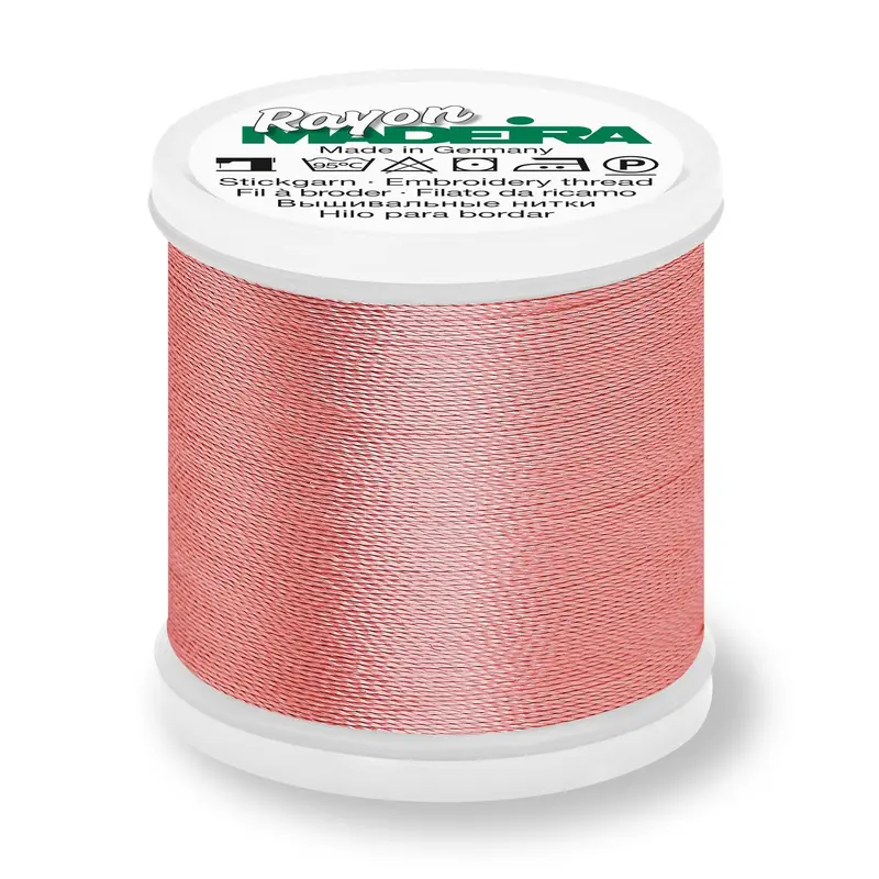 Madeira Rayon 40 Embroidery Thread 200M 1020 Coral 1
