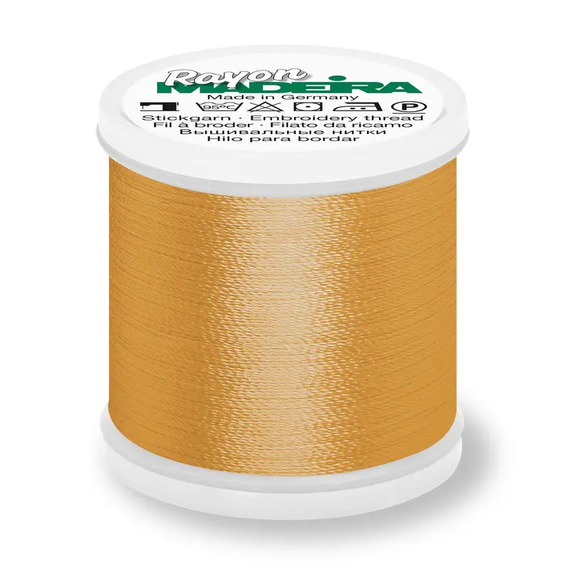 Madeira Rayon 40 Embroidery Thread 200M 1025 Gold 1