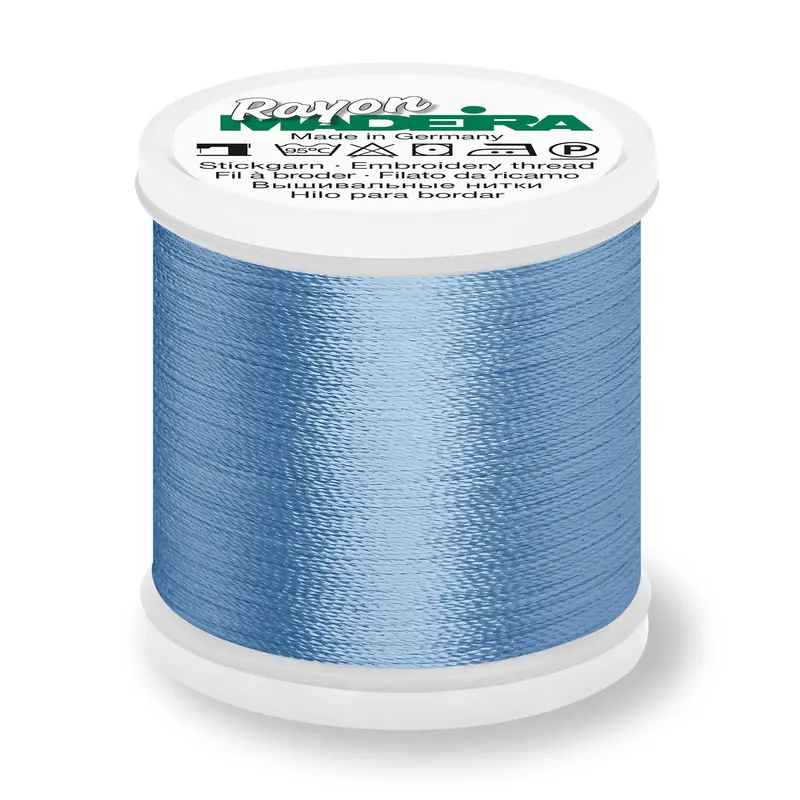 Madeira Rayon 40 Embroidery Thread 200M 1028 Faded Blue 1