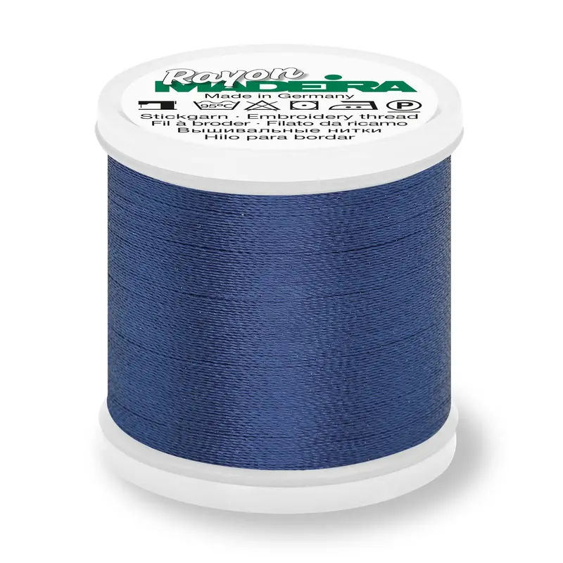 Madeira Rayon 40 Embroidery Thread 200M 1042 True Blue 1
