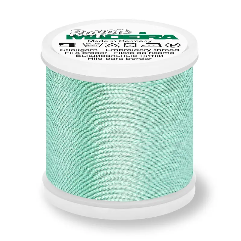 Madeira Rayon 40 Embroidery Thread 200M 1047 Sea Foam Green 1