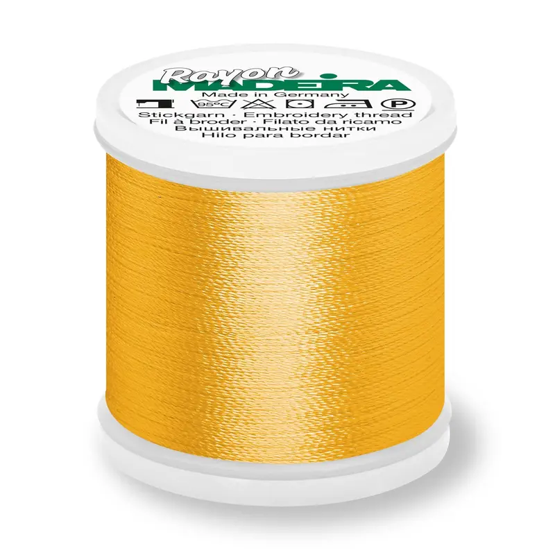 Madeira Rayon 40 Embroidery Thread 200M 1065 Orange Sunrise 1
