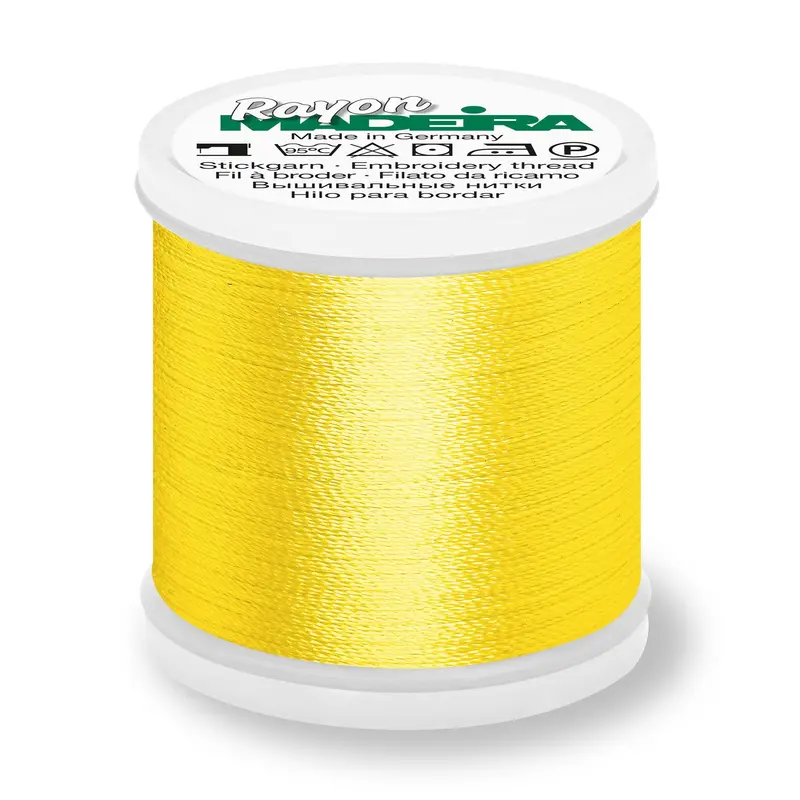 Madeira Rayon 40 Embroidery Thread 200M 1068 Yellow 1