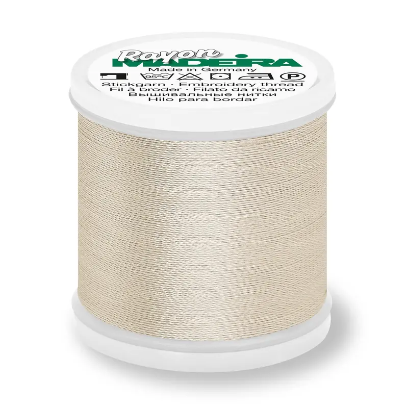 Madeira Rayon 40 Embroidery Thread 200M 1082 Ecru 1
