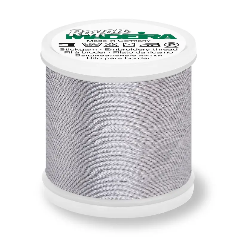 Madeira Rayon 40 Embroidery Thread 200M 1087 Light Grey 1