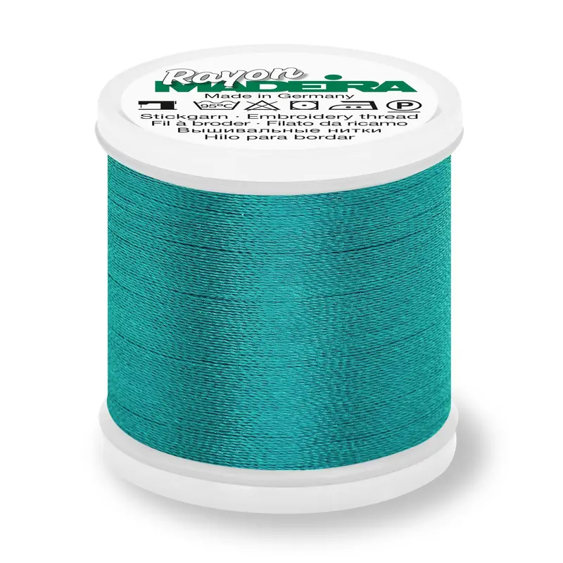 Madeira Rayon 40 Embroidery Thread 200M 1091 Greenish Blue 1