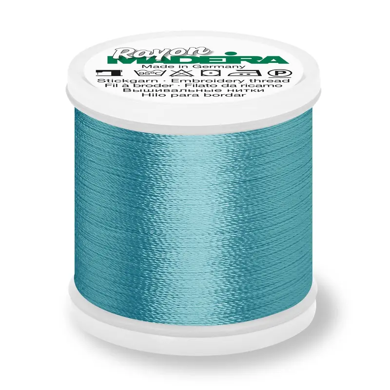 Madeira Rayon 40 Embroidery Thread 200M 1096 Duck Wing Blue 1