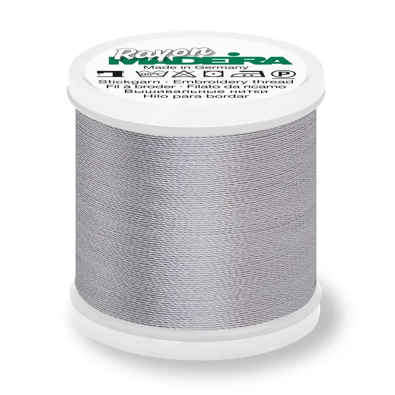 Madeira Rayon 40 Embroidery Thread 200M 1118 Steel 1