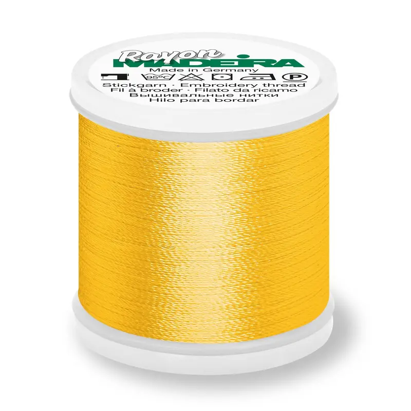 Madeira Rayon 40 Embroidery Thread 200M 1137 Orange Yellow 1