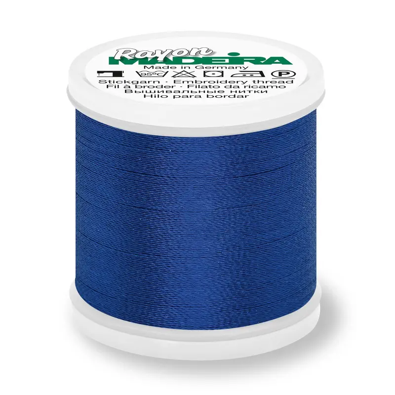 Madeira Rayon 40 Embroidery Thread 200M 1166 Royal Blue 1