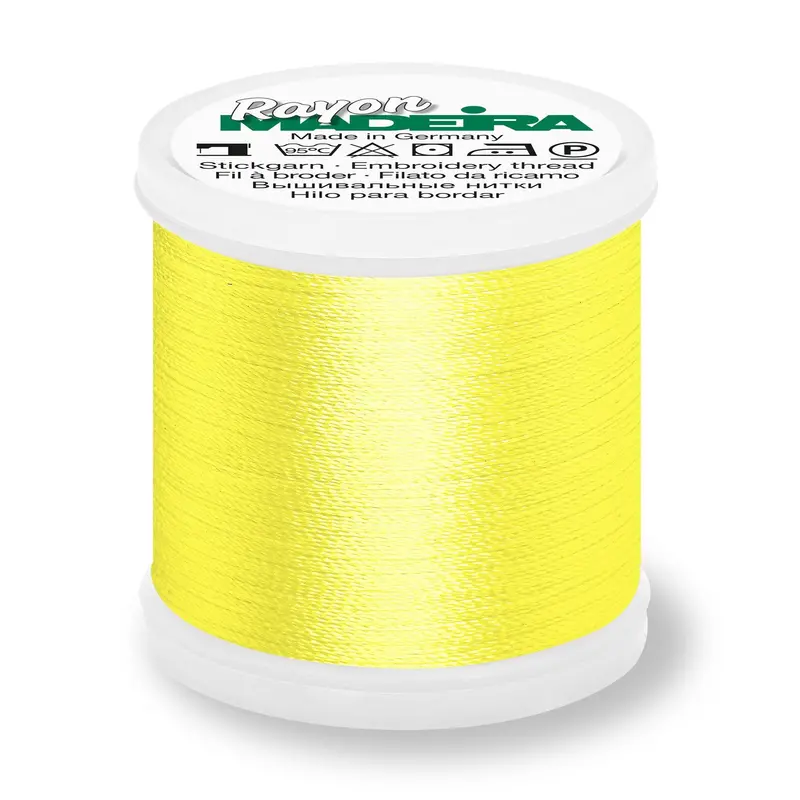 Madeira Rayon 40 Embroidery Thread 200M 1223 Yellow 1