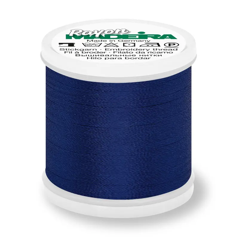 Madeira Rayon 40 Embroidery Thread 200M 1242 Navy 1